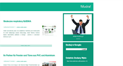 Desktop Screenshot of mudra.pl